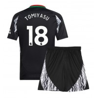 Maglie da calcio Arsenal Takehiro Tomiyasu #18 Seconda Maglia Bambino 2024-25 Manica Corta (+ Pantaloni corti)